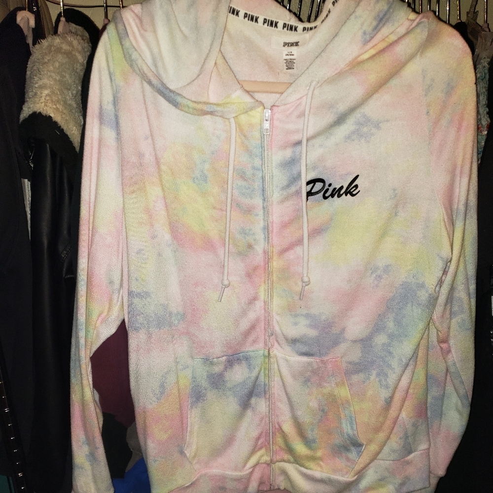 Tyedye PINK hoodie